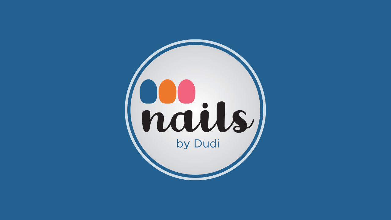 Beauty brand logo for Nails by Dudi