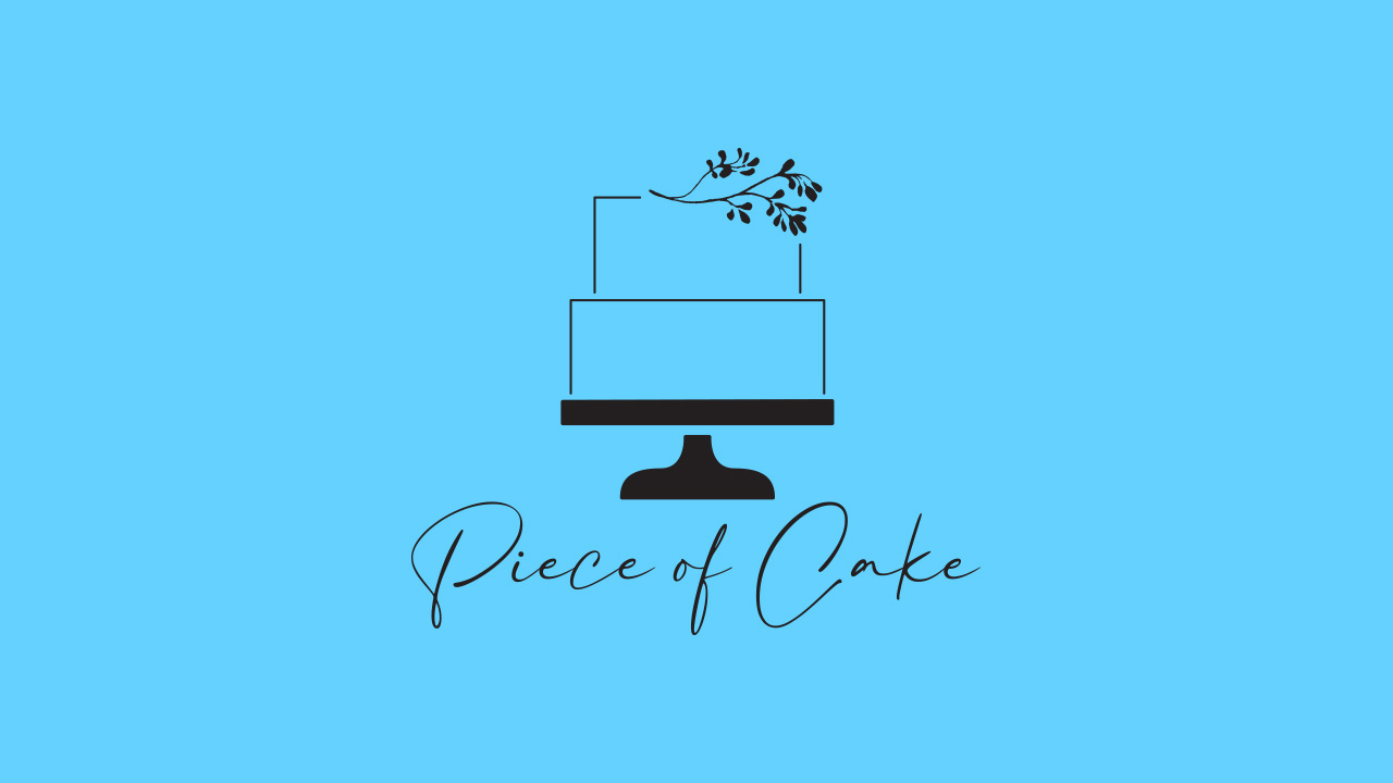 Brand logo design for Peace of Cake