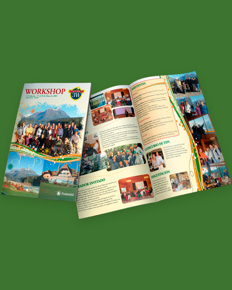 Brand graphic design for 3W