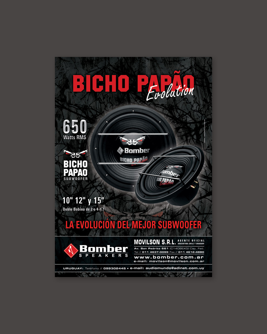 Graphic campaign design for Bomber brand