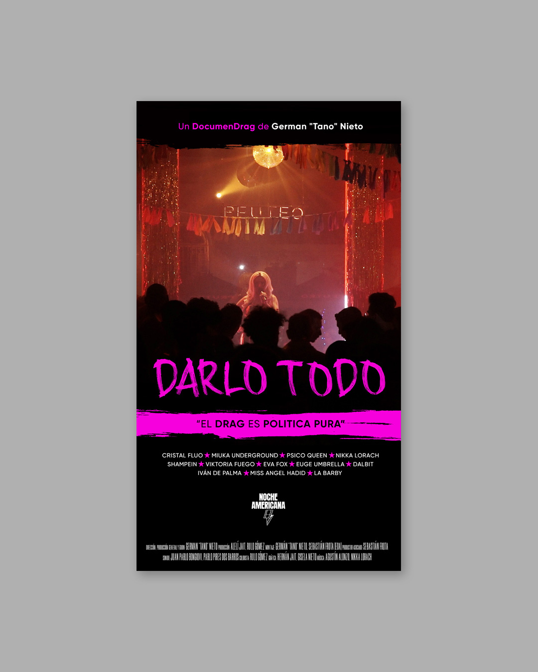Print graphic design for Darlo Todo campaign