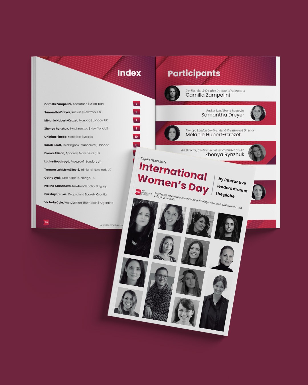 International Women’s Day campaign graphic design
