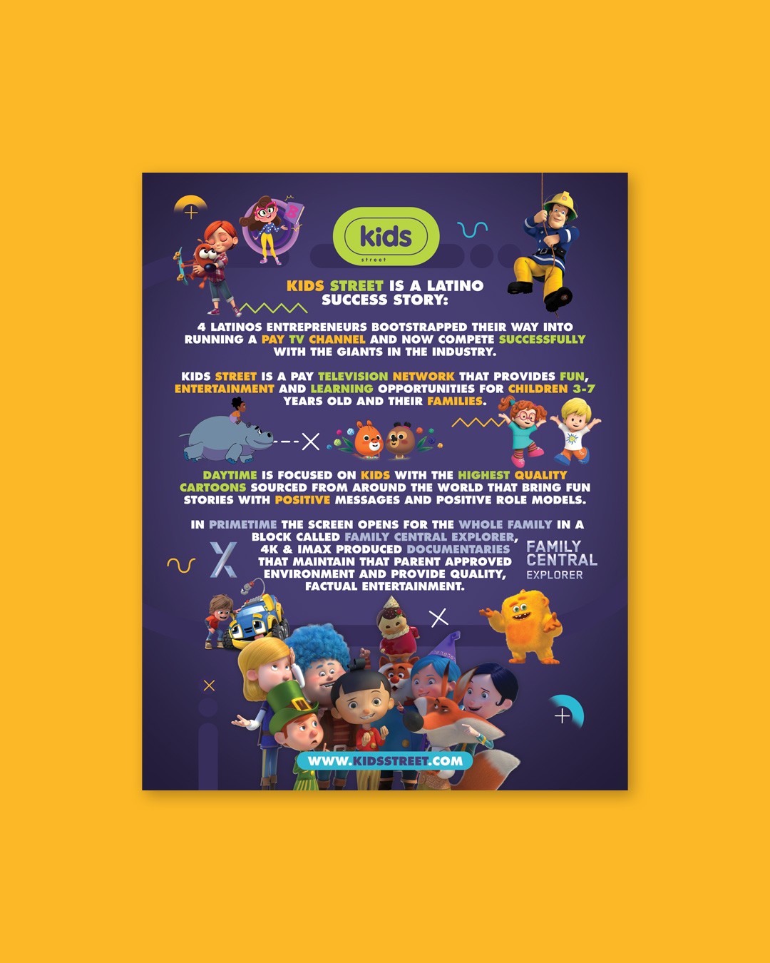 Print campaign design for Kids Street