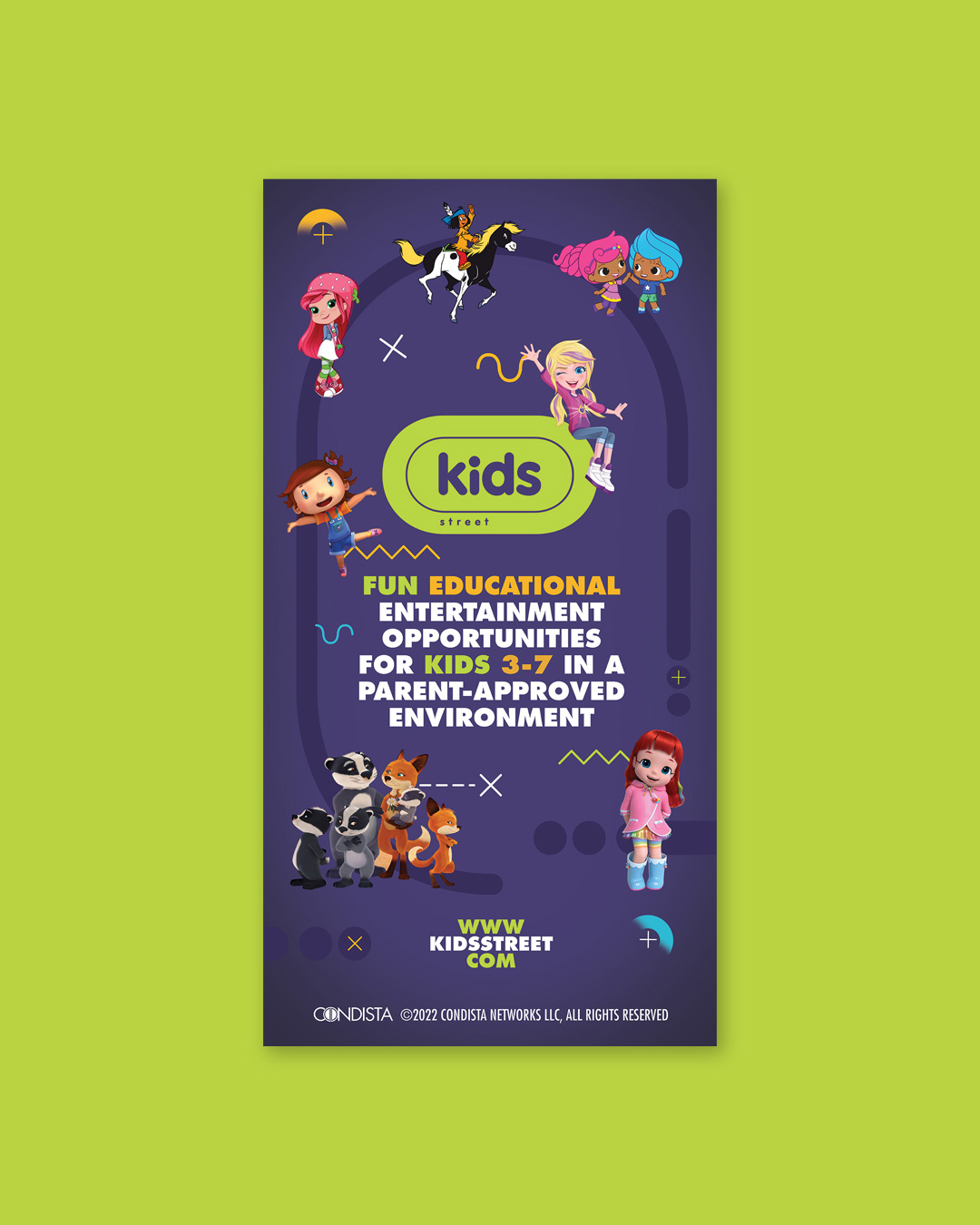 Retail campaign print design for Kids Street