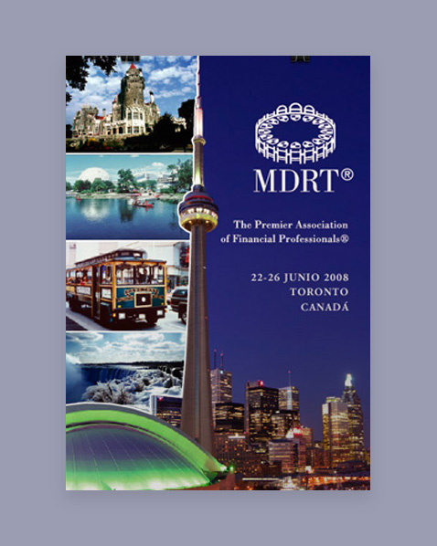 MDRT corporate event print design