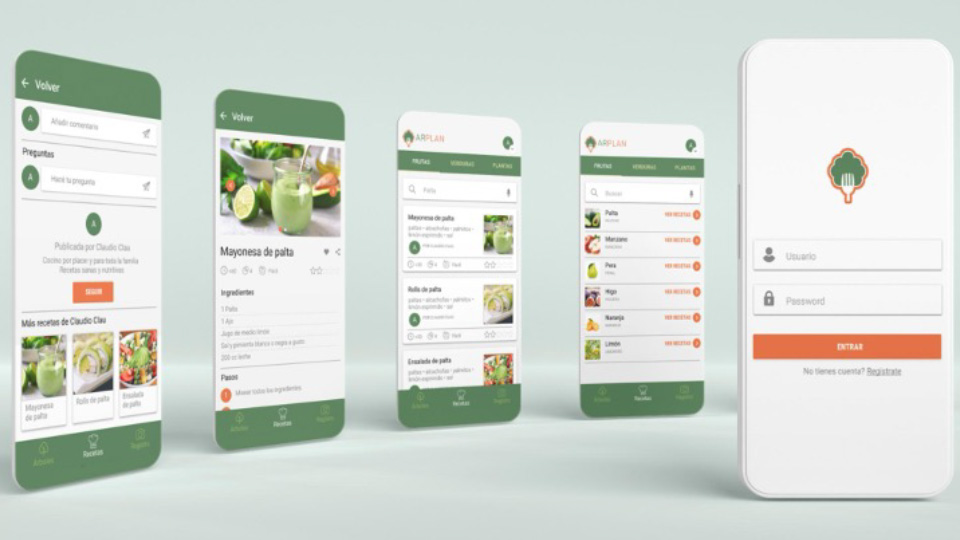 App UX and interface design exploration