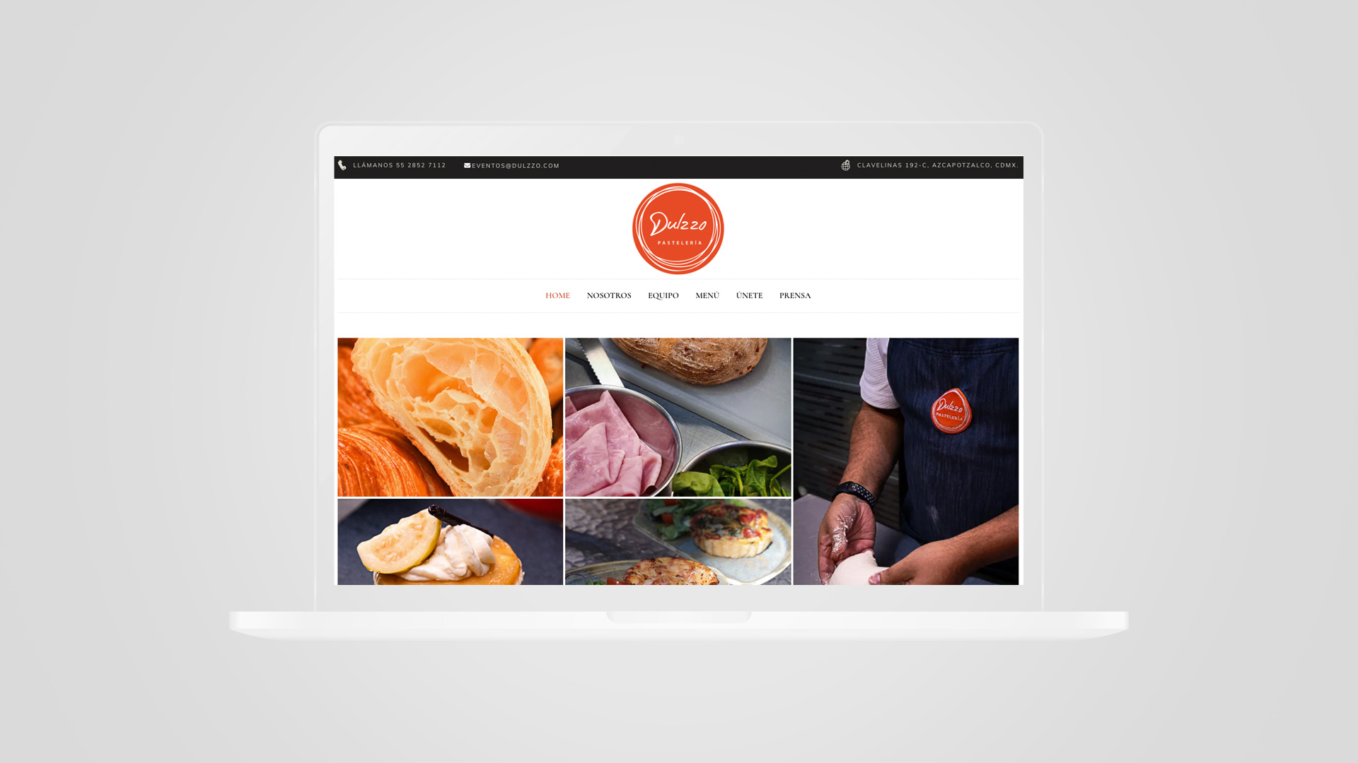 E-commerce website design for Dulzzo brand